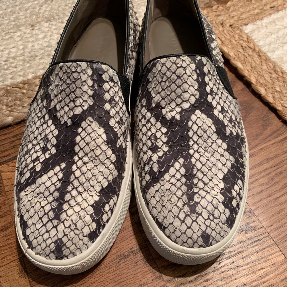 Vince Blair slip on sneakers- snakeskin print!